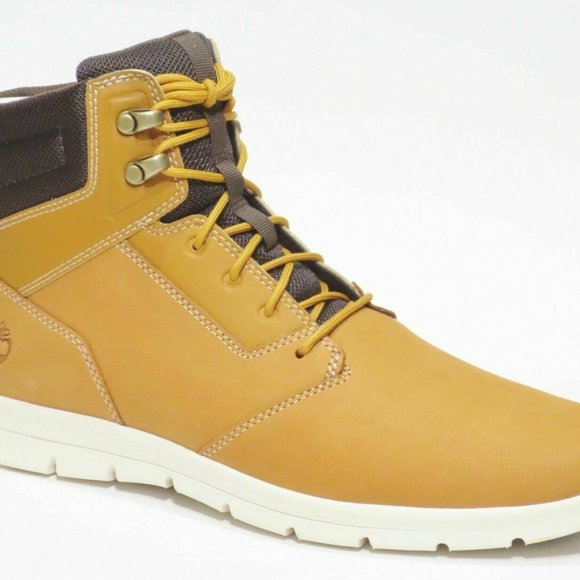 Timberland Men's Graydon Mid Lightweight Sneaker Chukka Boot Shoe Wheat A1OEA - Picture 7 of 8